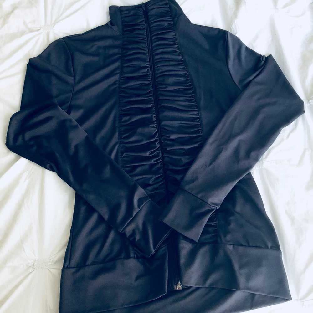 {Frederick’s of Hollywood} Charcoal Fitness Jacket